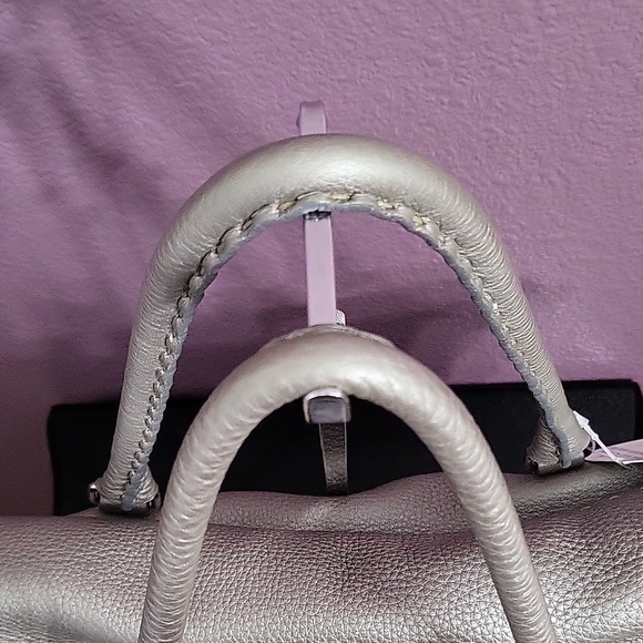 Fendi Selleria Silver/Grey Leather Bag - Picture 5 of 15